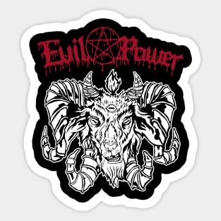 Evil Power Dark Sticker